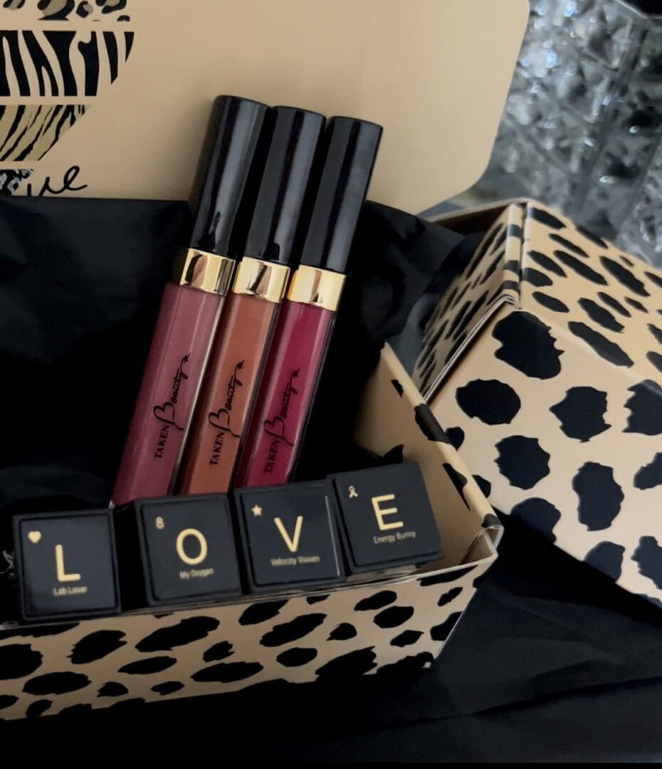 Pocket-size Lip products inside the mystery box