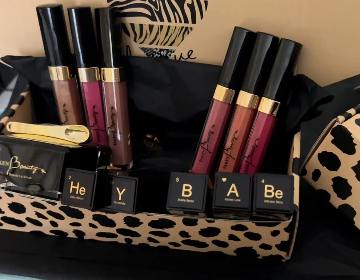 A mix of Lip Glosses and Lip sticks in the mystery box