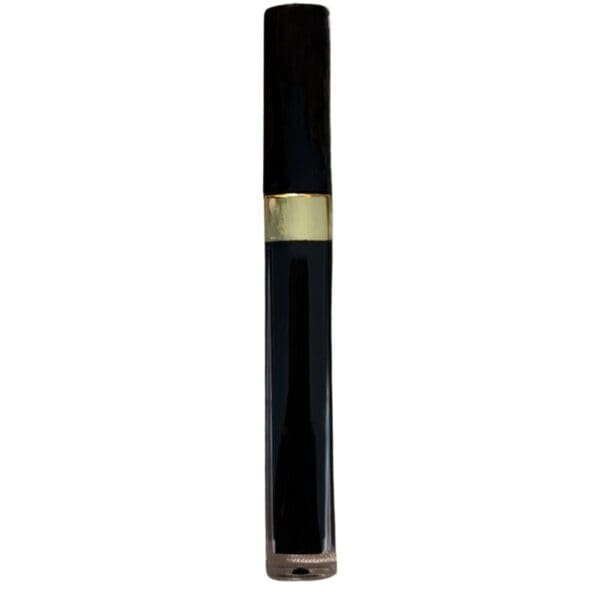 A black tube of mascara with gold label.